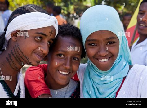 Young Ethiopian Women Gondar Ethiopia Stock Photo Alamy