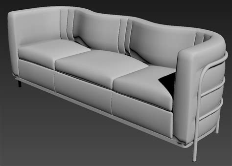 Modern Sofa 3d Model Free Download In Dwg File Cadbull Images And