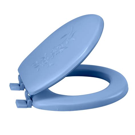 Navy Blue Elongated Toilet Seat Cover Velcromag