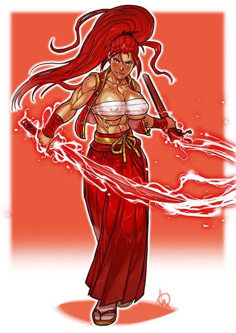 Keiko The Crimson Lotus Oc Commission By Ganassa On Deviantart