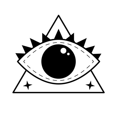 eye of providence inside triangle pyramid all seeing eye masonic and illuminati symbol