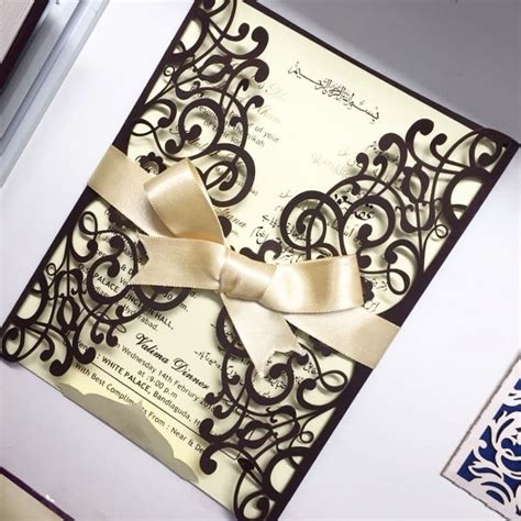 Well you're in luck, because here they come. Here's All the Detailing in Muslim Wedding Invitation ...