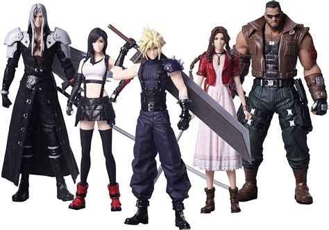 Final Fantasy Vii Remake Trading Arts Figure Set Of 5 At Mighty