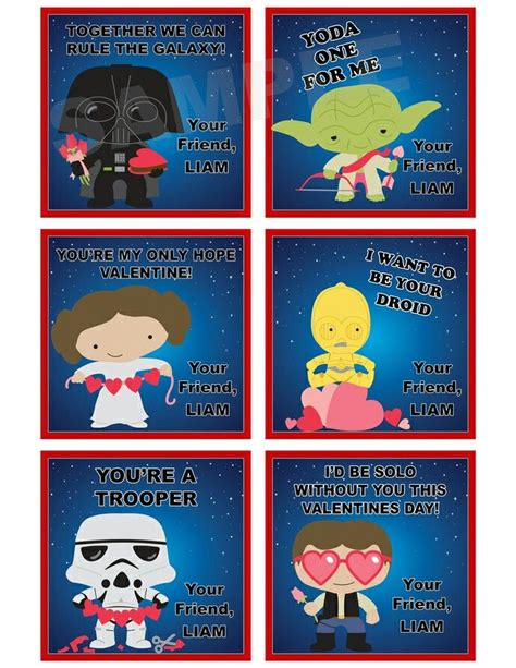 The force awakens has star wars products flooding stores at an. Star wars | Cute valentines day cards, Valentine day cards ...