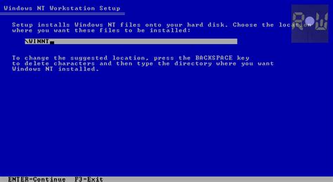 Free from spyware, adware and viruses. Instalando o Windows NT 4.0
