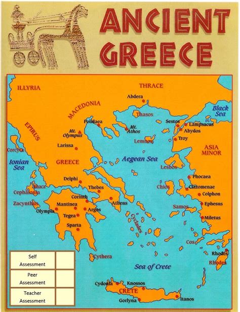 Ancient Greece An Interactive Map By Yr2 Ancient Greece Ancient