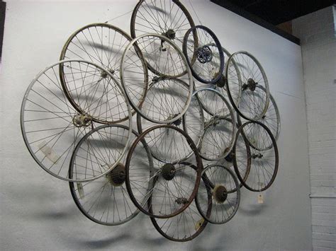 Bike Wheel Art Wheel Art Bicycle Decor Bicycle Rims
