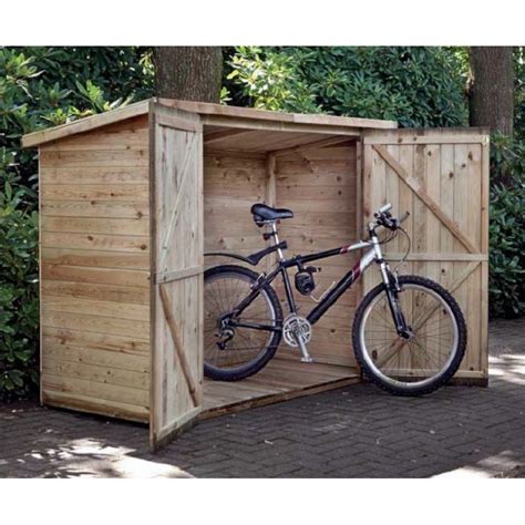 Garage Velo Box à Vélo En Bois Pin Impregne Westerwald