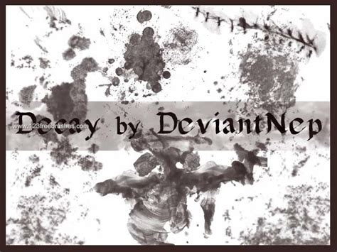 Decay Adobe Photoshop Brushes Free Download Cs6 Cool Photoshop Cs3