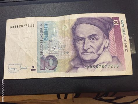 10 zehn deutsche mark - Comprar Billetes Internacionales antiguos en