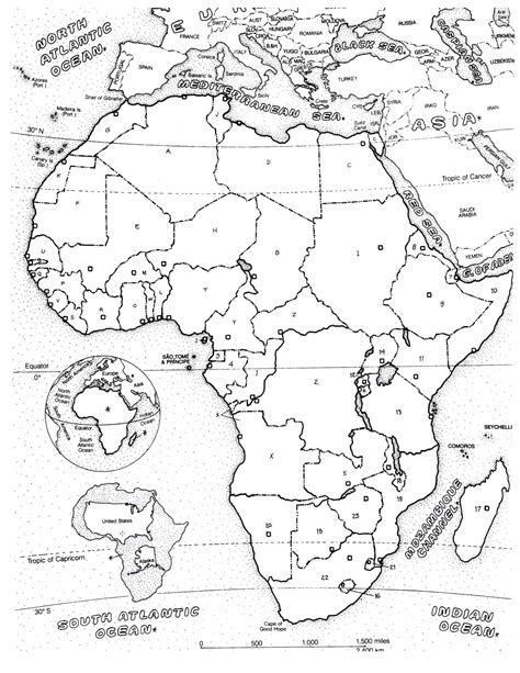 Desenhos De Mapa Da África 10 Para Colorir E Imprimir Colorironlinecom