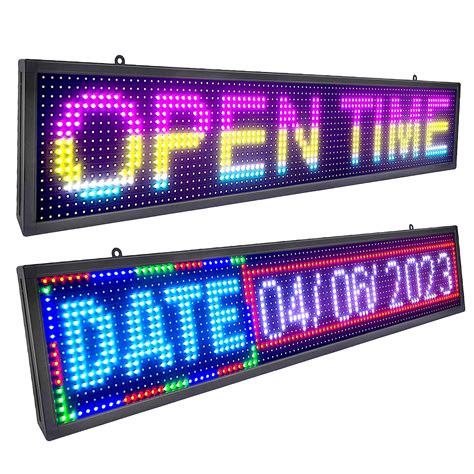 Buy Scrolling Led Signs Full Color 40 X 8 With High Resolution P10
