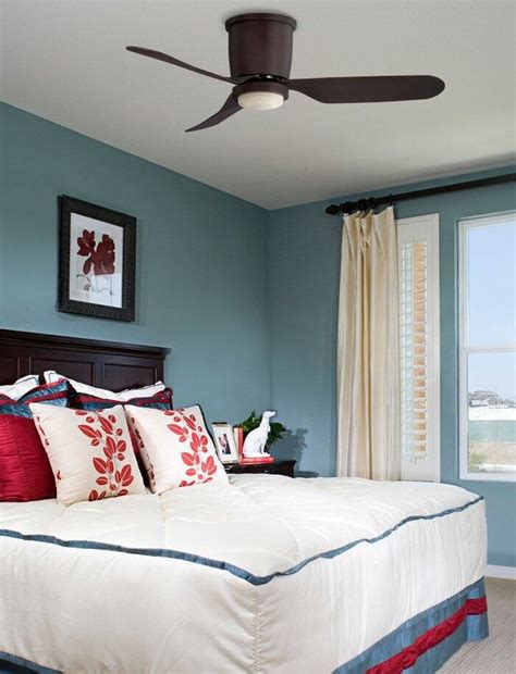 The harbor breeze mazon 44 is a flush mount ceiling fan that will look perfect in your bedroom. Types of Ceiling Fans to Cool Down Your Home | Angie's List