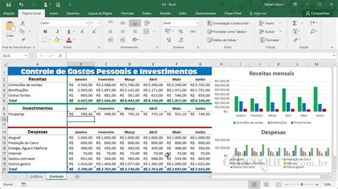 Curso Excel 2016 Completo E Gratis Aula 14 Formatação Das Guias De