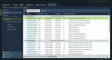 During this time, you may have seen us constantly optimize and improve our 2. Work Log Tab | Axosoft Documentation
