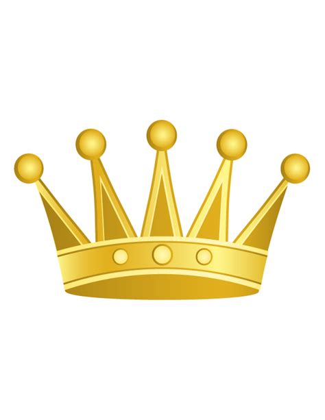 Golden Cartoon Crown Png Download 612792 Free Transparent Crown