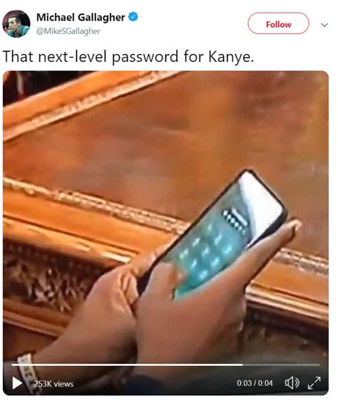 Twitter Goes Crazy After Kanye Reveals Phone Passcode