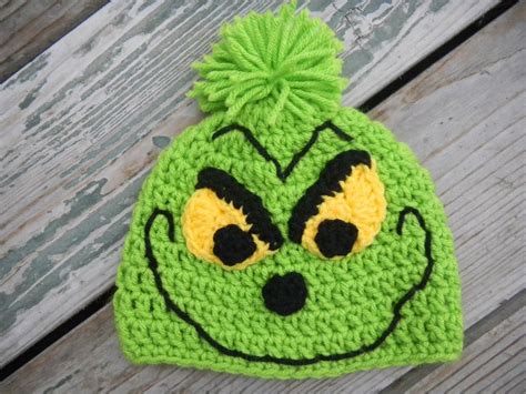 Easy instructions for the free crochet berry hat pattern! Christmas Grinch Hat by 7one7 Designs - Craftsy