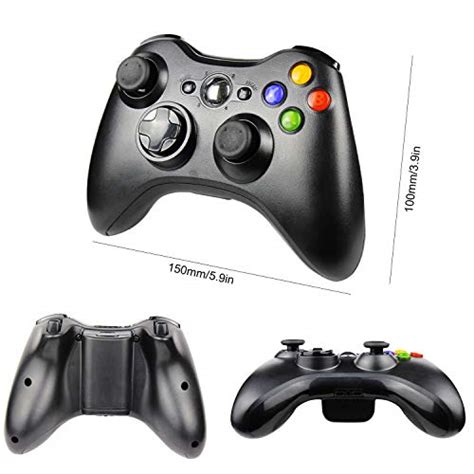 Enciende tu controlador normalmente manteniendo pulsado el botón xbox. JAMSWALL Mando Xbox 360 inalámbrico para Microsoft Xbox ...