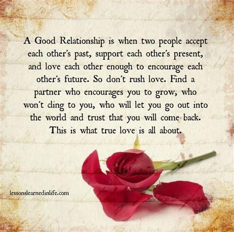 A Good Relationship Is When Two People Accept Each Others