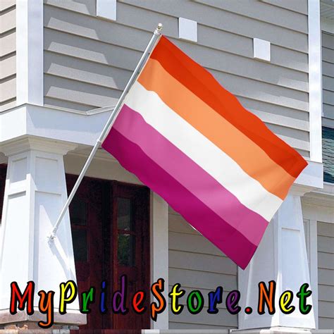Community Lesbian Pride Flag Five Striped Lesbian Pride Etsy