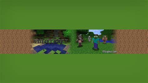 Minecraft Youtube Channel Art 2120 X 1192