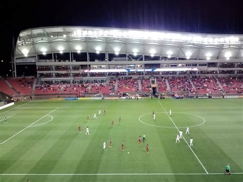 Real Salt Lake Match In The Rain At Rio Tinto Stadium Picture Of
