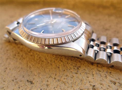 Rolex datejust 36 09/2020 stickers new neu fullset blau blue. Erledigt - ROLEX Plexi Datejust Ref. 16030 Stahl in blau ...