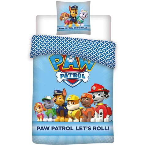 Buy Paw Patrol Duvet Cover Single 140 X 200 Cm Blue