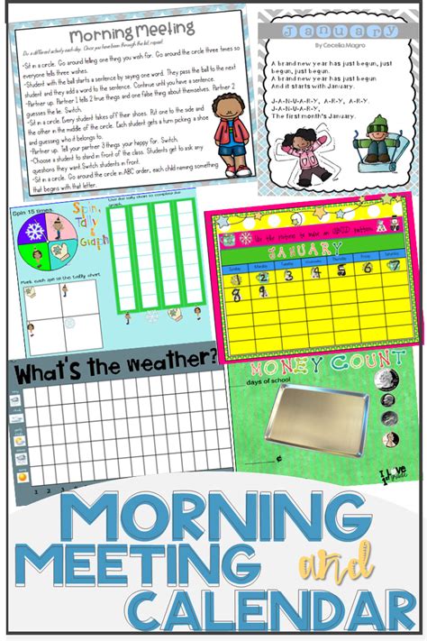 During our morning meeting, children and teachers gather together to greet each other, share. 1st Grade Morning Meeting and Calendar January, #1st # ...