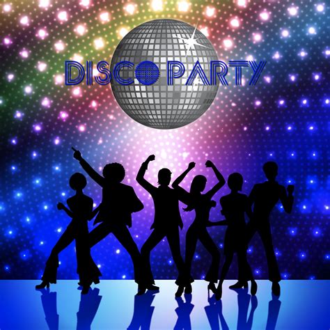 8x8ft Printed Disco Backdrop Banner Dance Party Old School Etsy