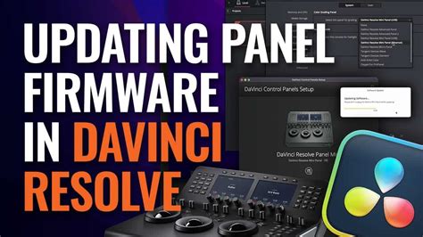 How To Update Davinci Resolve Panel Firmware
