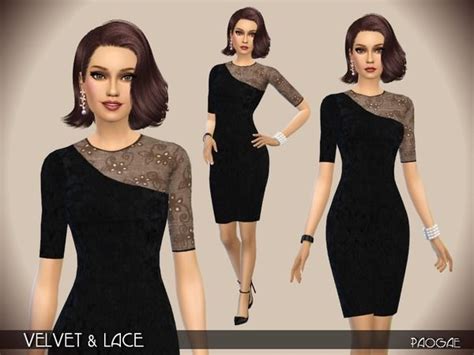 The Sims Resource Velvet And Lace By Paogae Sims 4 Downloads Sims 4