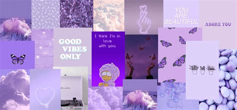 Lavender Aesthetic Collage In 2021 Lavender Aesthetic Computer