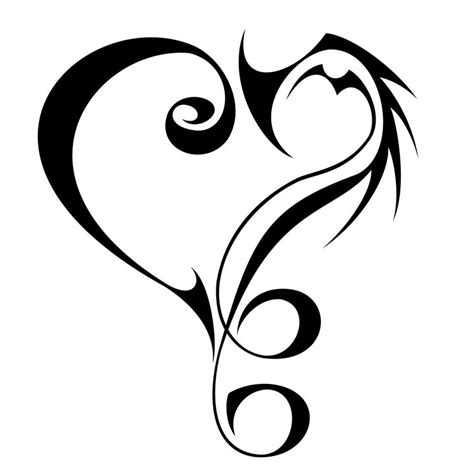 20 Beautiful Tribal Heart Tattoos Only Tribal