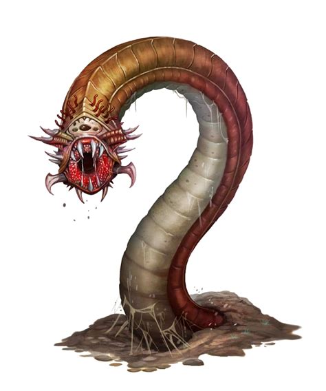 Estuarine Worm Pathfinder Pfrpg Dnd Dandd 35 5e 5th Ed D20 Fantasy