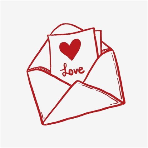 Love Letters Clipart For Valentines Day Decoration Isolated On Clip