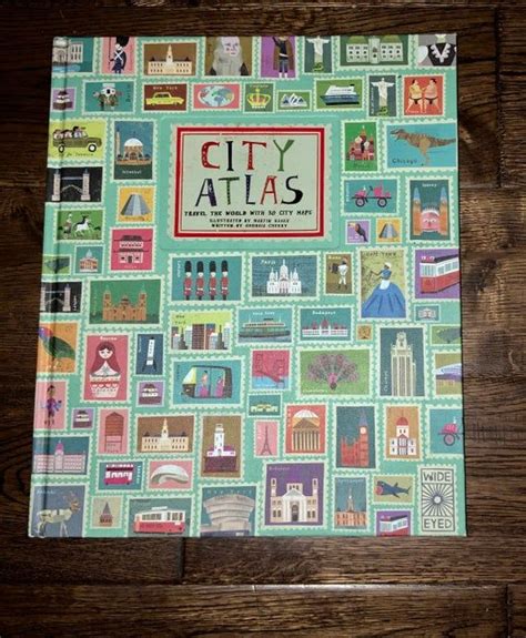 City Atlas Travel The World With 30 City Maps Childrens Hard Etsy
