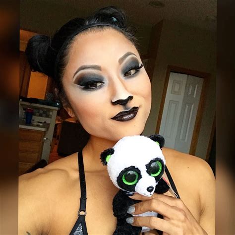 Panda Face For Halloween Halloween 2017 Couple Halloween Halloween