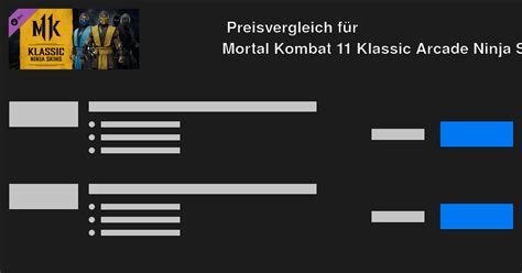 Mortal Kombat 11 Klassic Arcade Ninja Skin Pack 1 Günstig Kaufen