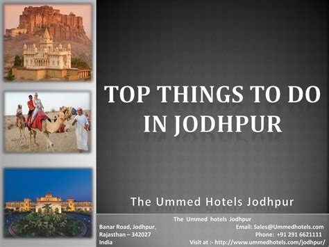 Ppt Top Things To Do In Jodhpur Powerpoint Presentation Free Download Id7523706
