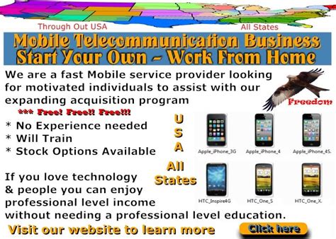 When you're starting a training business, chances are you can't afford to hire a dedicated department for marketing or sales. MOBILE TELECOMMUNICATION BUSINESS! START YOUR OWN FREE & WORK FROM HOME | Apple iphone 4s ...