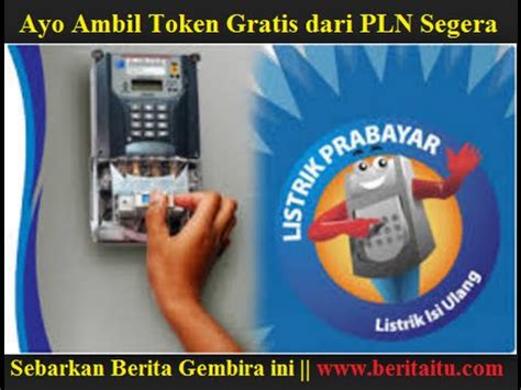 Meski begitu, tidak semua pelanggan bisa mendapatkan listrik gratis ini. Cara Ambil Token Listrik Gratis Dari PLN - YouTube