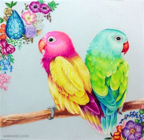 40 Beautiful Bird Drawings And Art Works For Your Inspiration