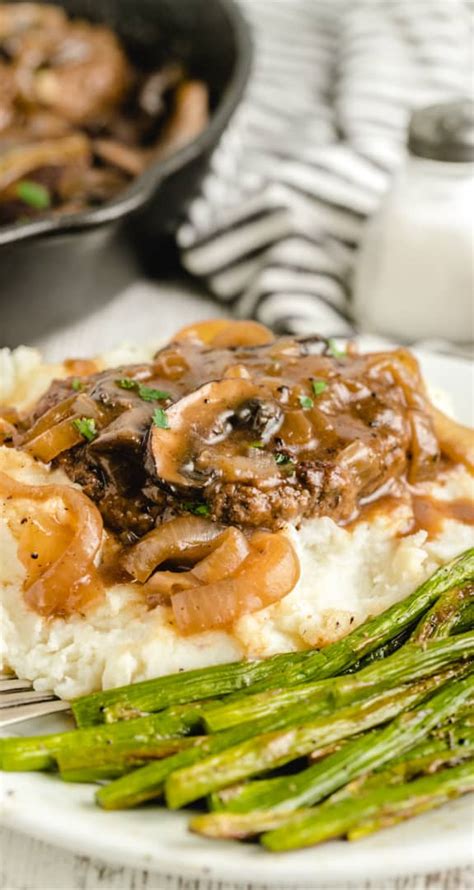 A juicy salisbury steak recipe with mushroom gravy salisbury steak sauce. Salisbury Steak | Dinner Recipe | The Best Blog Recipes