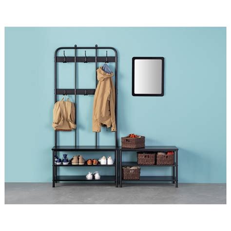 Un choix unique de meuble chaussures extérieur disponible dans notre magasin. PINNIG Banc range-chaussures - noir - IKEA