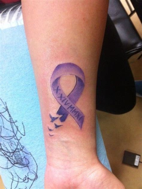 Breast cancer can cause changes to the skin that may make it appear discolored or even bruised. Purple Awareness Ribbon | purple ribbon | Tumblr | Ribbon ...
