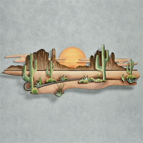 Desert Serenity Southwest Metal Wall Sculpture By Jasonw Studios