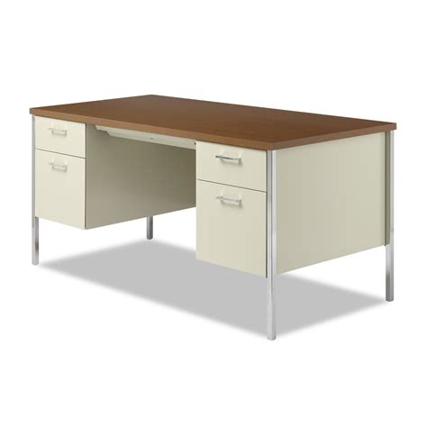 Alesd6030pc Alera Double Pedestal Steel Desk Zuma