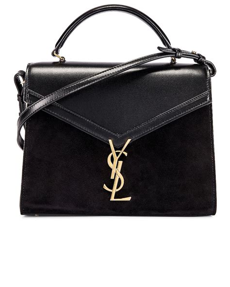 saint laurent cassandra monogramme bag in black and rouge legion with images bags yves saint